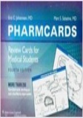 Pharmcards: Review Cards for Medical Students, 4/e